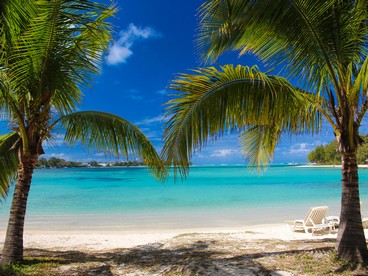 Una delle meravigliose spiagge di Mauritius