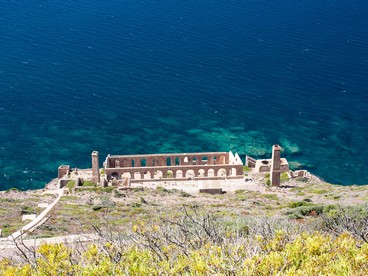 Sardegna, una delle miniere nel Sulcis Iglesiente