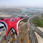 Ferrari World, panorama dall'alto