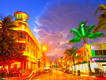 Miami Beach di sera