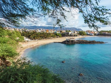 Spiaggia di Tarrafal sull'isola di Santiago