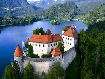 Lago di Bled visto dal Castello
