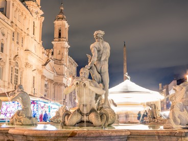 Roma, Piazza Navona a Natale