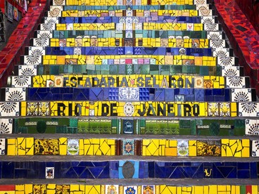 Escadaria Selaron a Rio de Janeiro