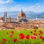 Firenze, veduta con Duomo e campanile