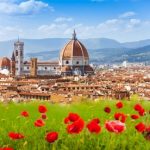 Firenze, veduta con Duomo e campanile