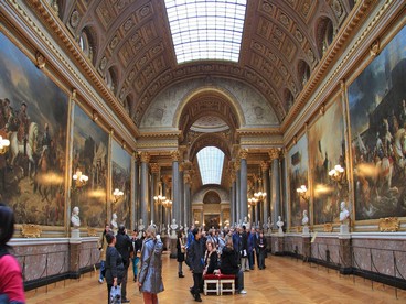 Una sala interna della Reggia di Versailles