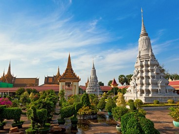 Il Palazzo Reale di Phnom Penh, Cambogia