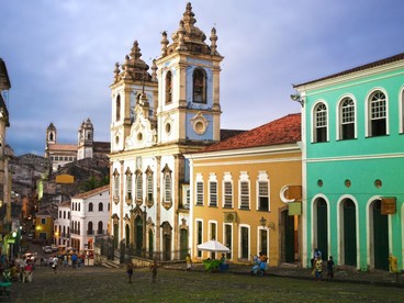 Una strada di Salvador de Bahia