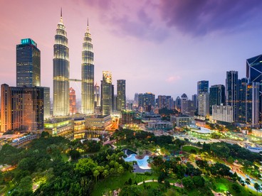 Lo skyline di Kuala Lumpur