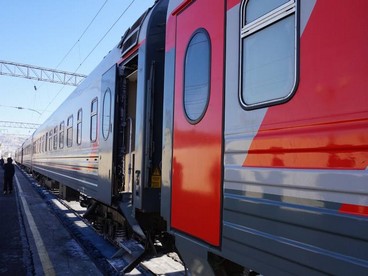 Treno pronto sulla Transiberiana