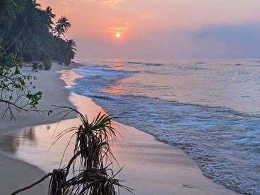 Spiaggia di Hikkaduwa, Sri Lanka