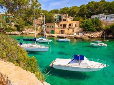 Villaggio di pescatori vicino Cala Figuera