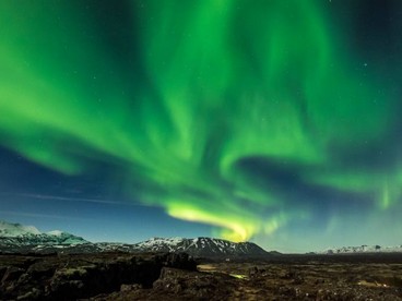 Aurora Boreale sul Parco nazionale Thingvellir