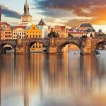 Tramonto su Praga