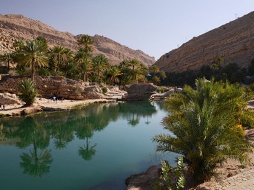 Wadi Bani Khalid, l'oasi più famosa in Oman