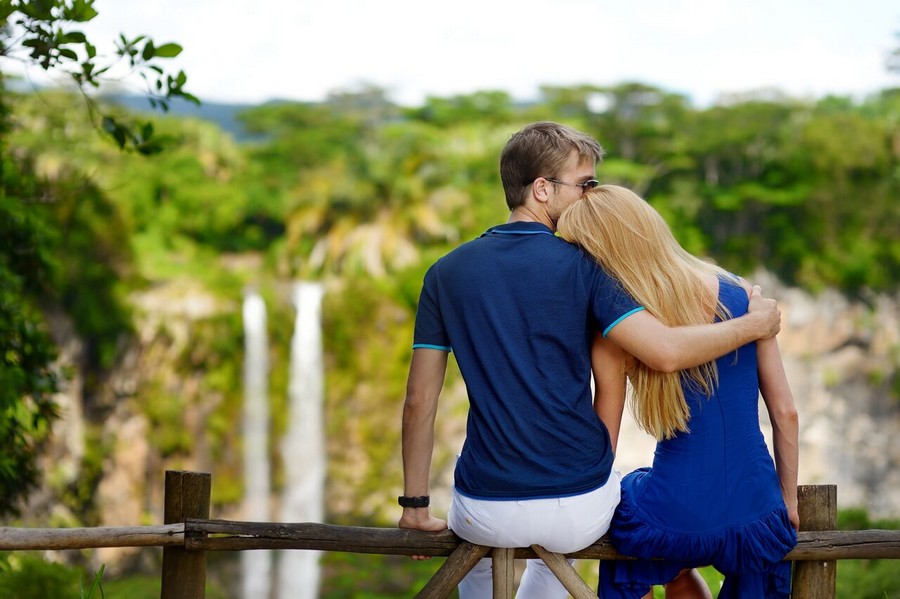 Romantico viaggio a Mauritius, cascate di Chamarel