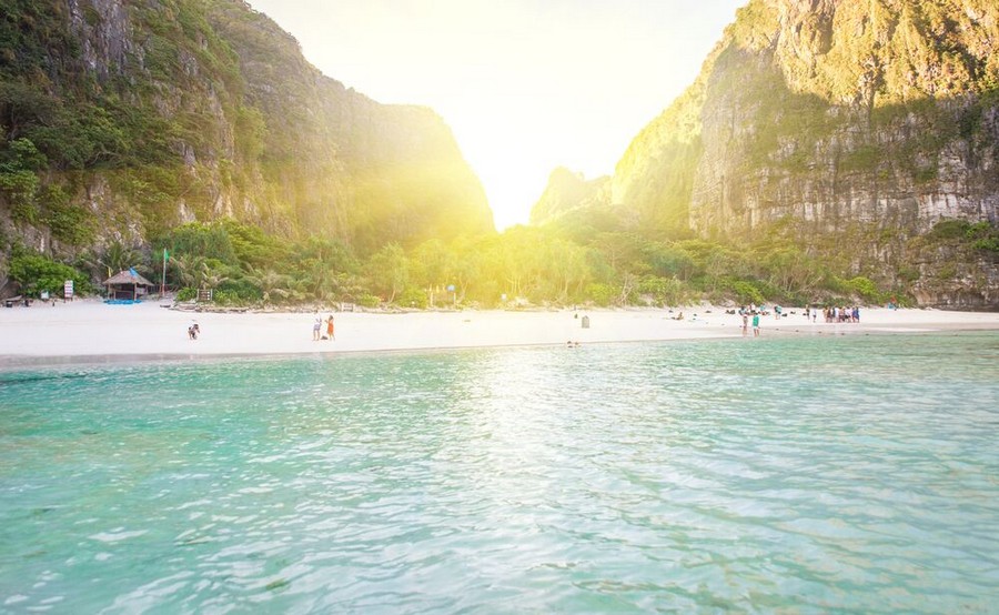 Maya Bay all'alba