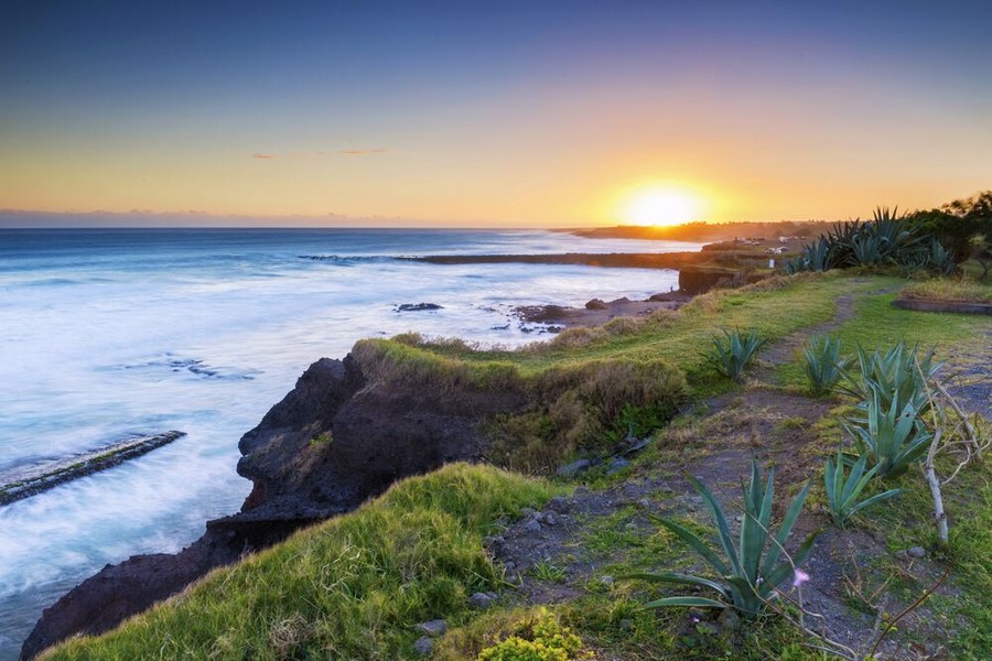 Tramonto su Saint-Pierre, La Réunion