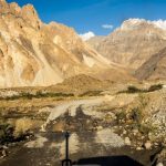 Tajikistan, un tratto della M41: strada del Pamir
