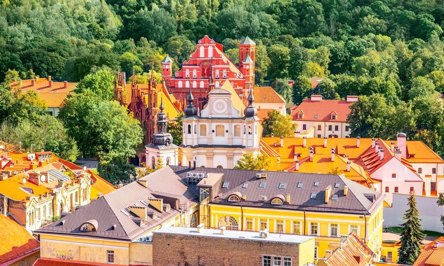 Il centro storico di Vilnius