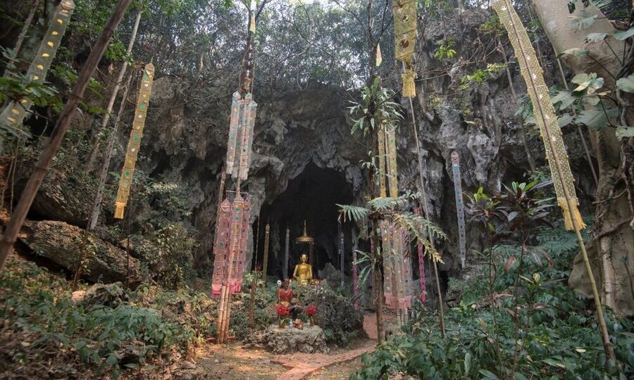 Ingresso della grotta Tham Luang
