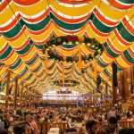 Un tendone dell'Oktoberfest