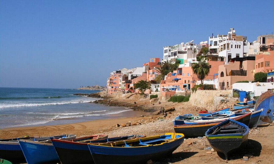 Taghazout in Marocco