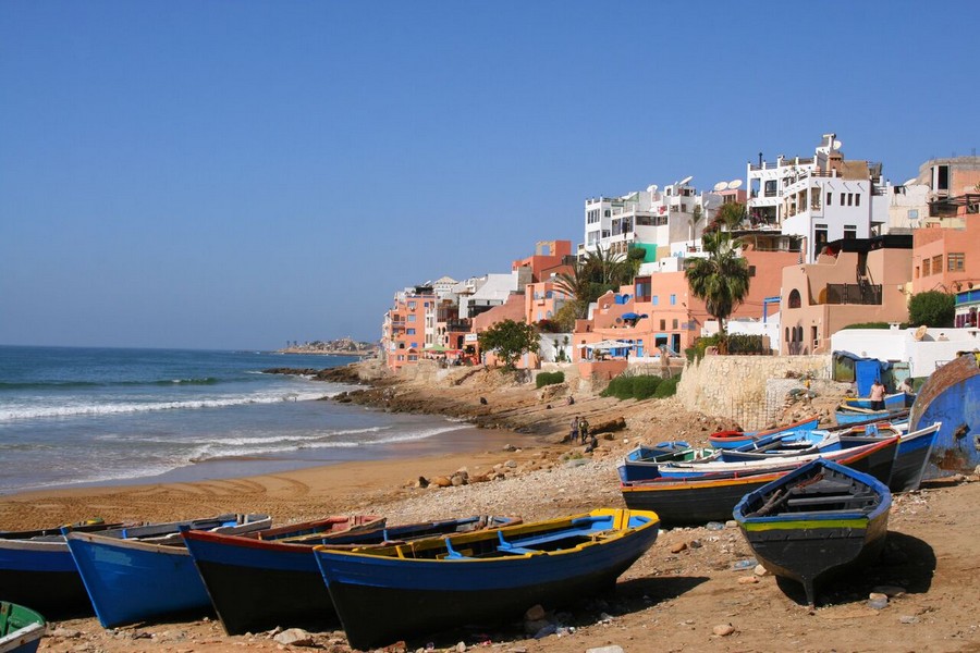 Taghazout in Marocco