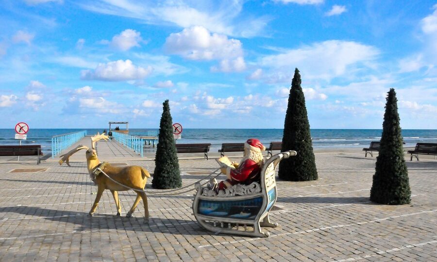 Natale sul lungomare di Larnaka