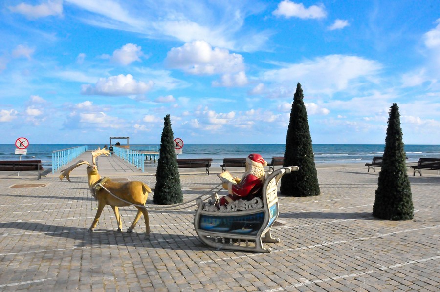 Natale sul lungomare di Larnaka