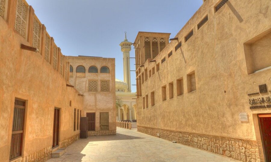 Dubai, strade del centro storico