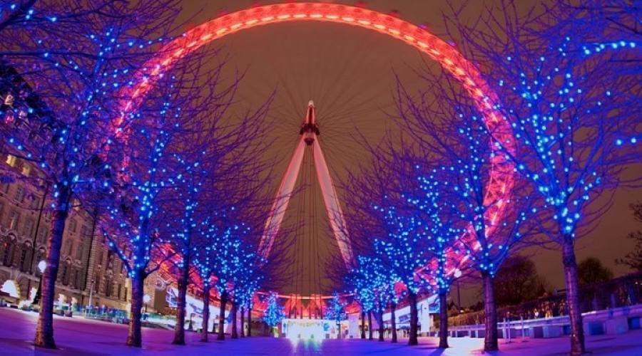 London Eye a Natale