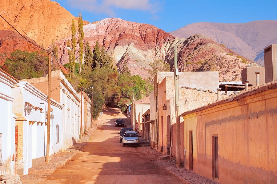 Una strada rossa di Purmamarca