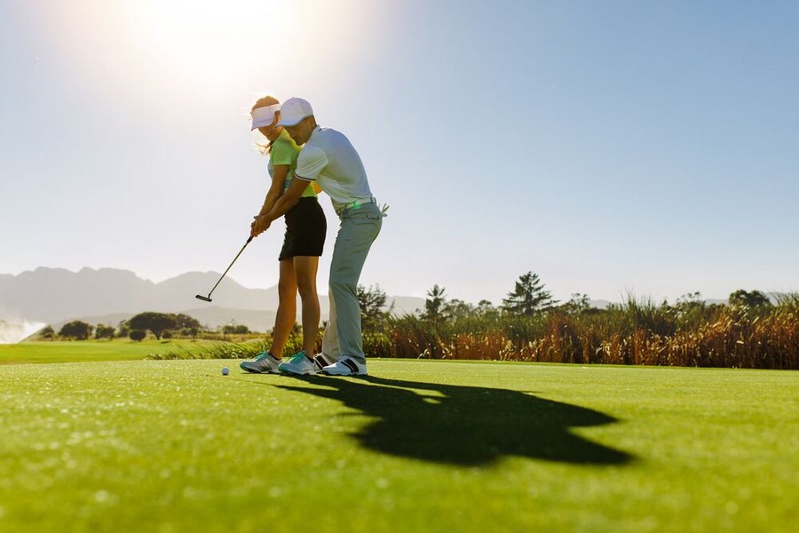 Lezioni durante un viaggio golf