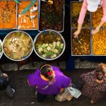 Un banco di street food a Bangkok