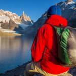 Un viaggiatore single in Patagonia argentina