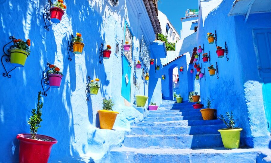 Chefchaouen, la città blu in Marocco