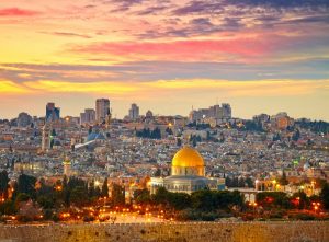 Tramonto su Gerusalemme