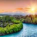 Fiume Clutha e natura in Nuova Zelanda