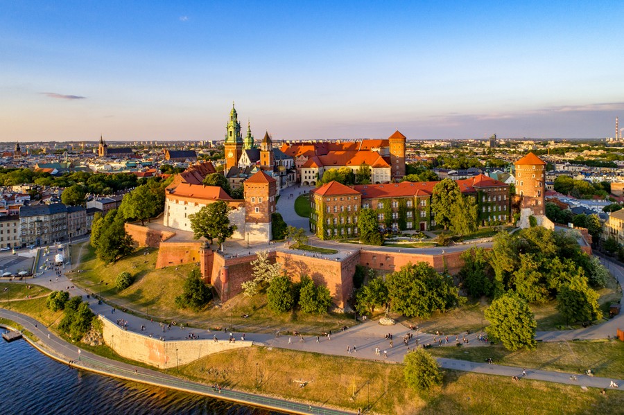 Panorama di Cracovia