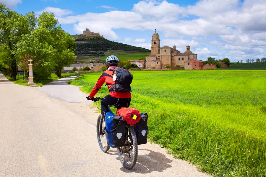 il cammino di santiago de compostela affittare biciclette