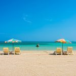 Distanziamento sociale in spiaggia