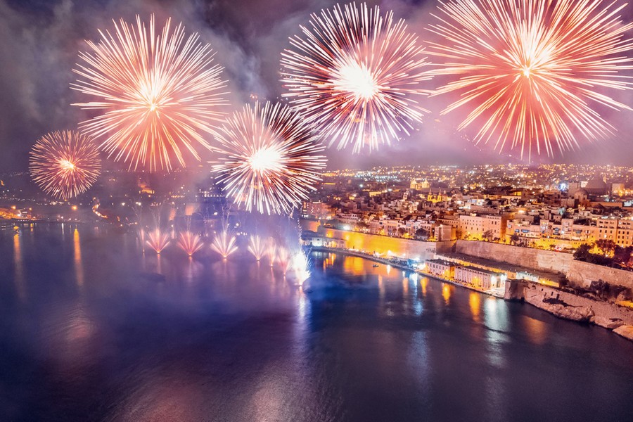 Malta International Fireworks Festival - La Valletta