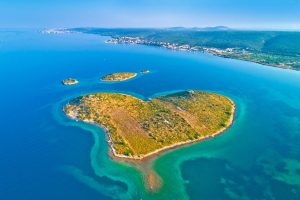 Galesnjak, l'isola a forma di cuore in Croazia