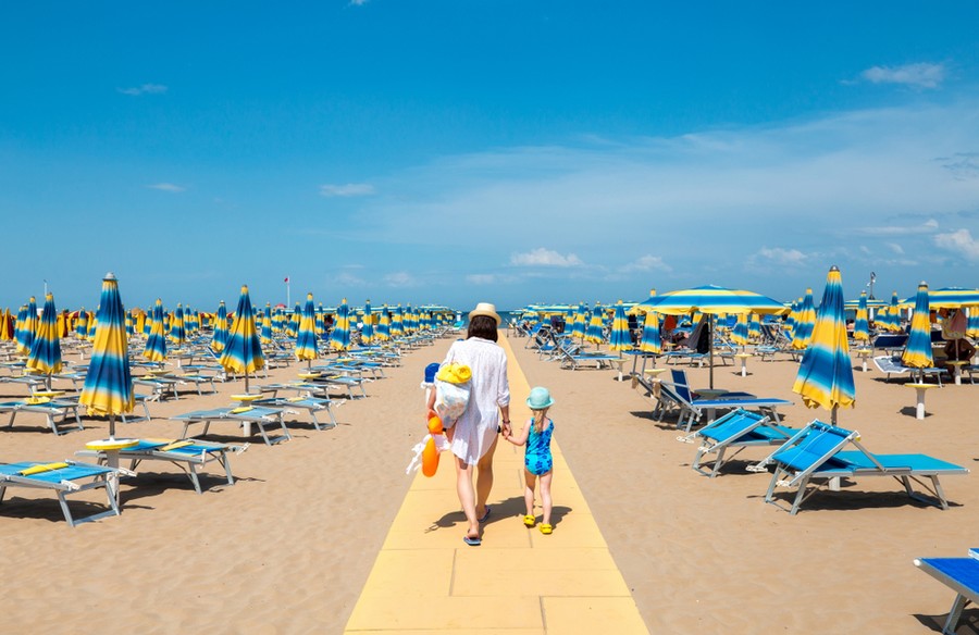 Vacanze mare genitore single con bambini in Emilia Romagna