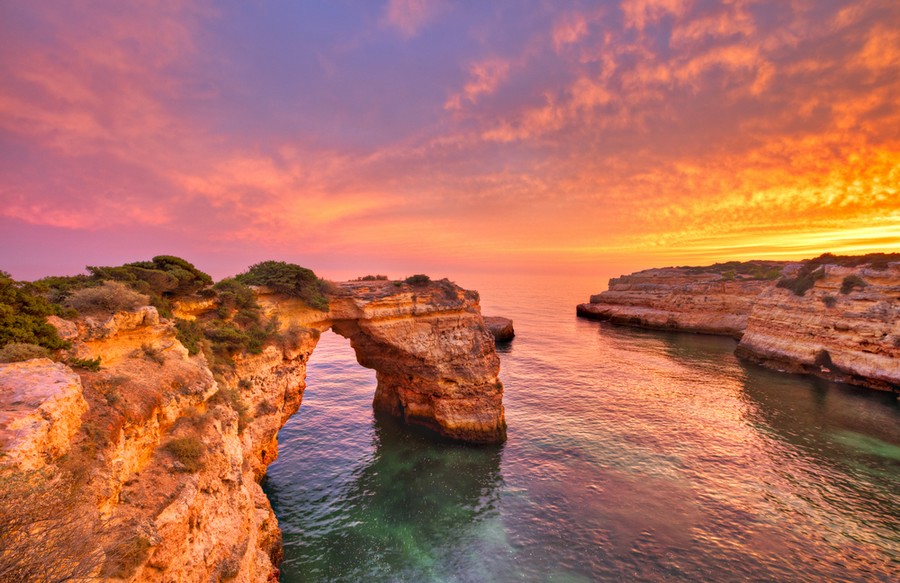 Praia de Albandeira, Algarve (Portogallo)