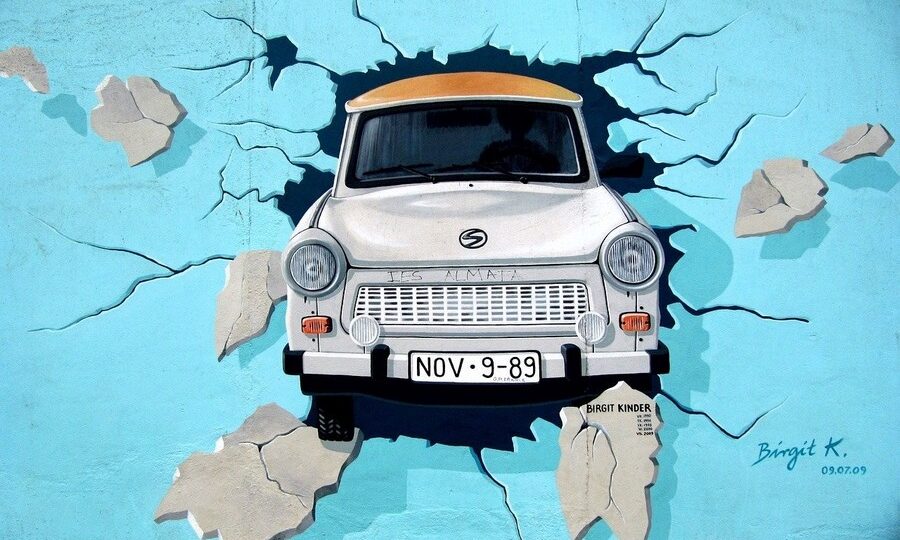 East Side Gallery: Trabant