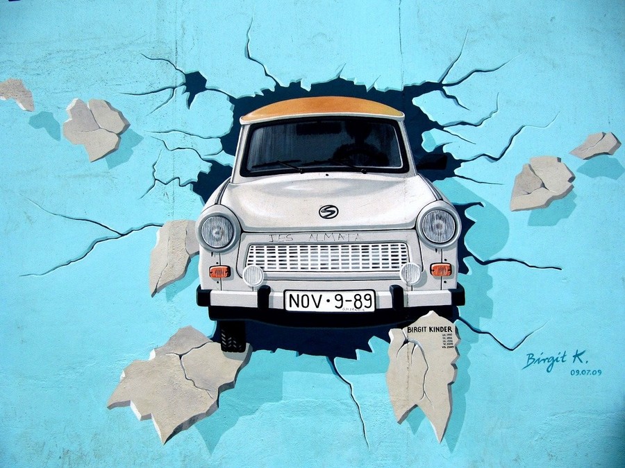 East Side Gallery: Trabant