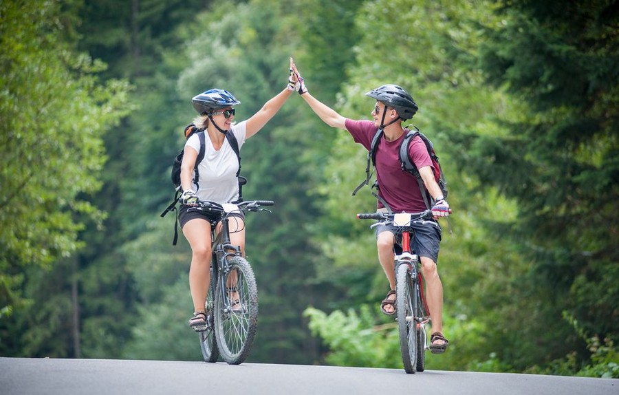 Viaggio in bici in coppia